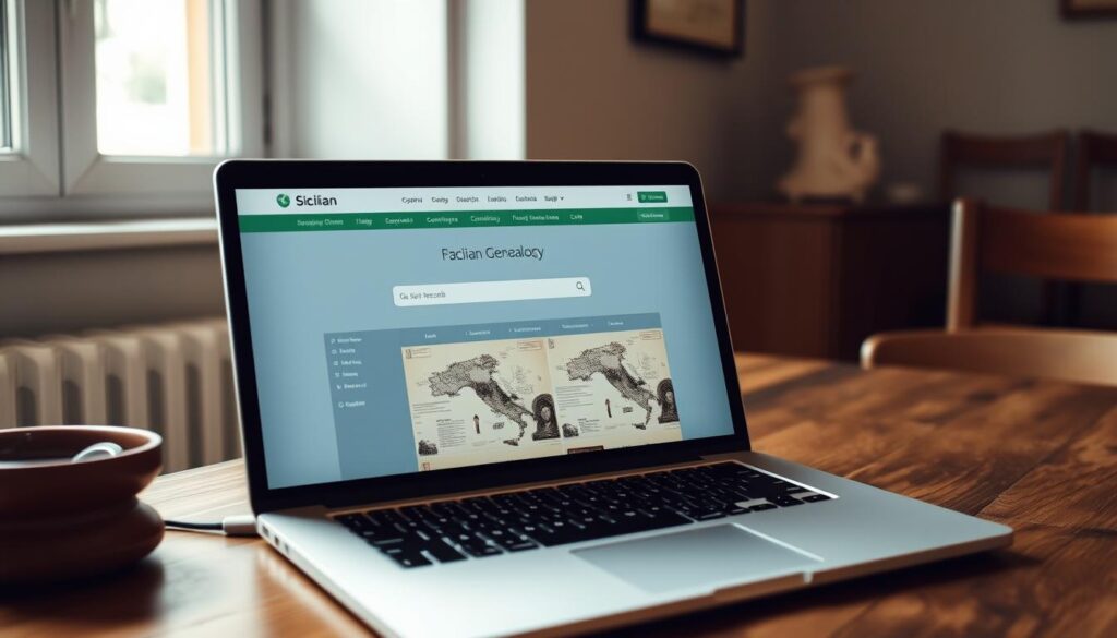 Sicilian genealogical records online