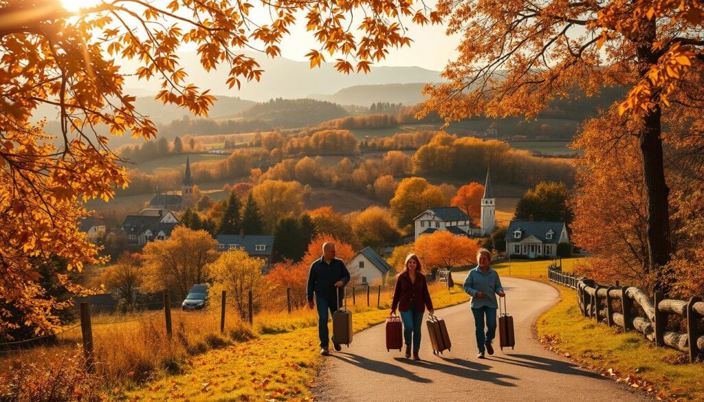 seasonal travel to ancestral towns